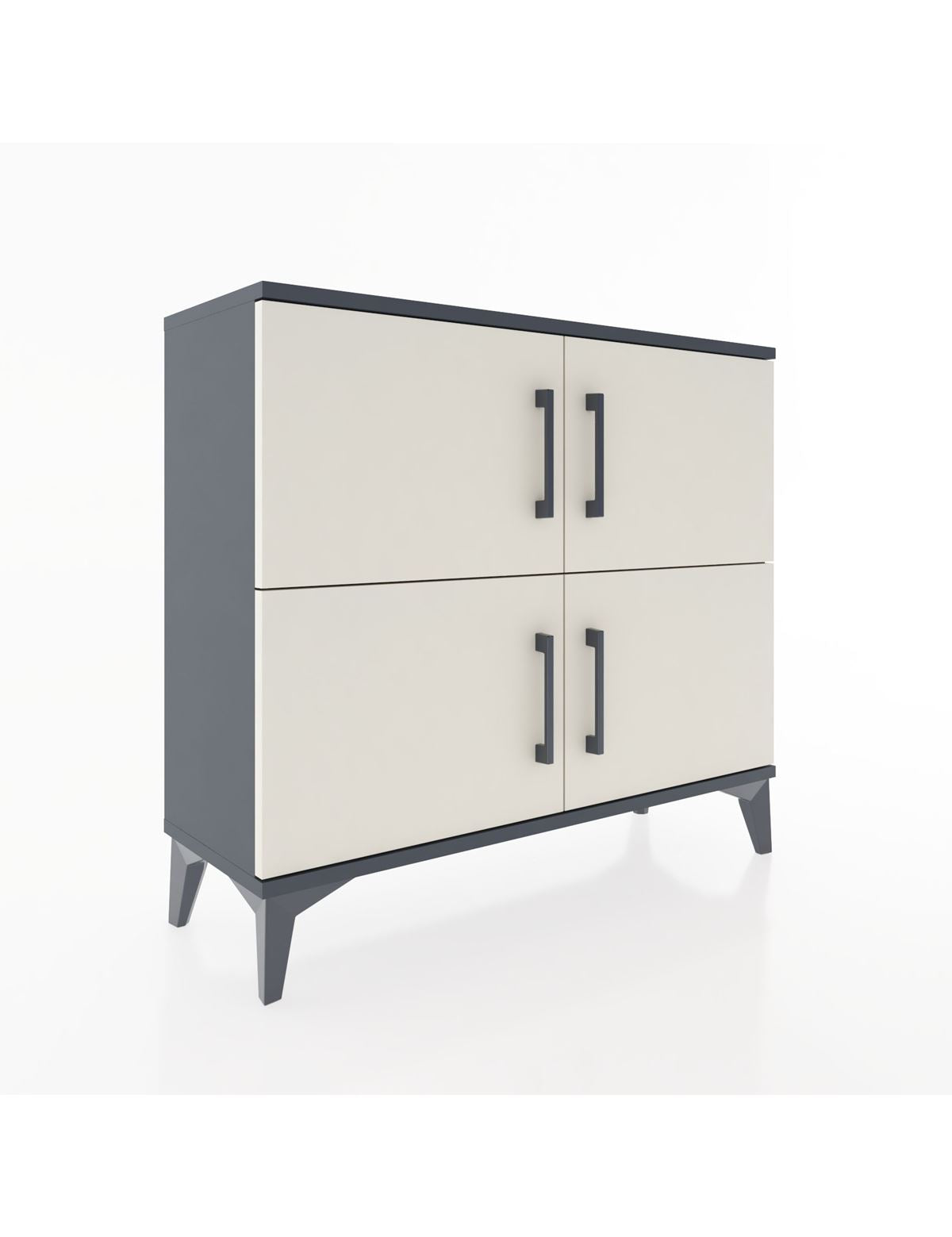Arges Şifonyer 3 Raflı 4 Kapaklı 88x30x80 - S03M026V4A