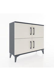 Arges Şifonyer 3 Raflı 4 Kapaklı 88x30x80 - S03M026V4A