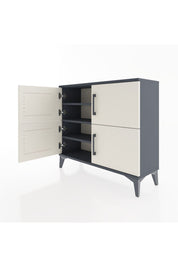 Arges Şifonyer 3 Raflı 4 Kapaklı 88x30x80 - S03M026V4A
