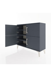Arges Şifonyer 3 Raflı 4 Kapaklı 88x30x80 - S03M026V5A