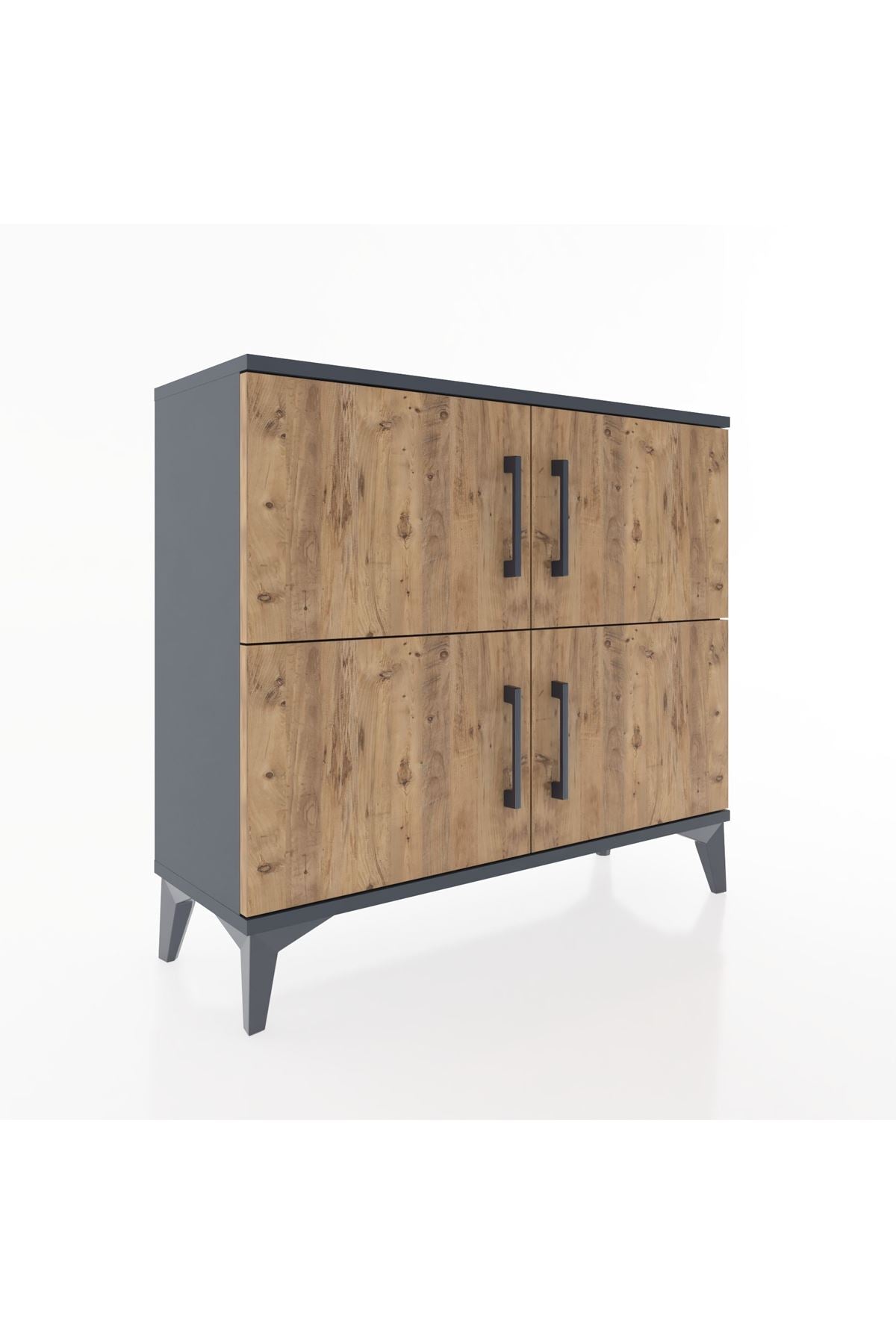 Arges Şifonyer 3 Raflı 4 Kapaklı 88x30x80 - S03M026V6A