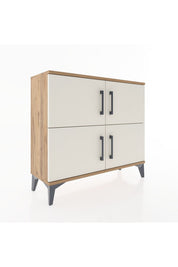 Arges Şifonyer 3 Raflı 4 Kapaklı 88x30x80 - S03M026V7A