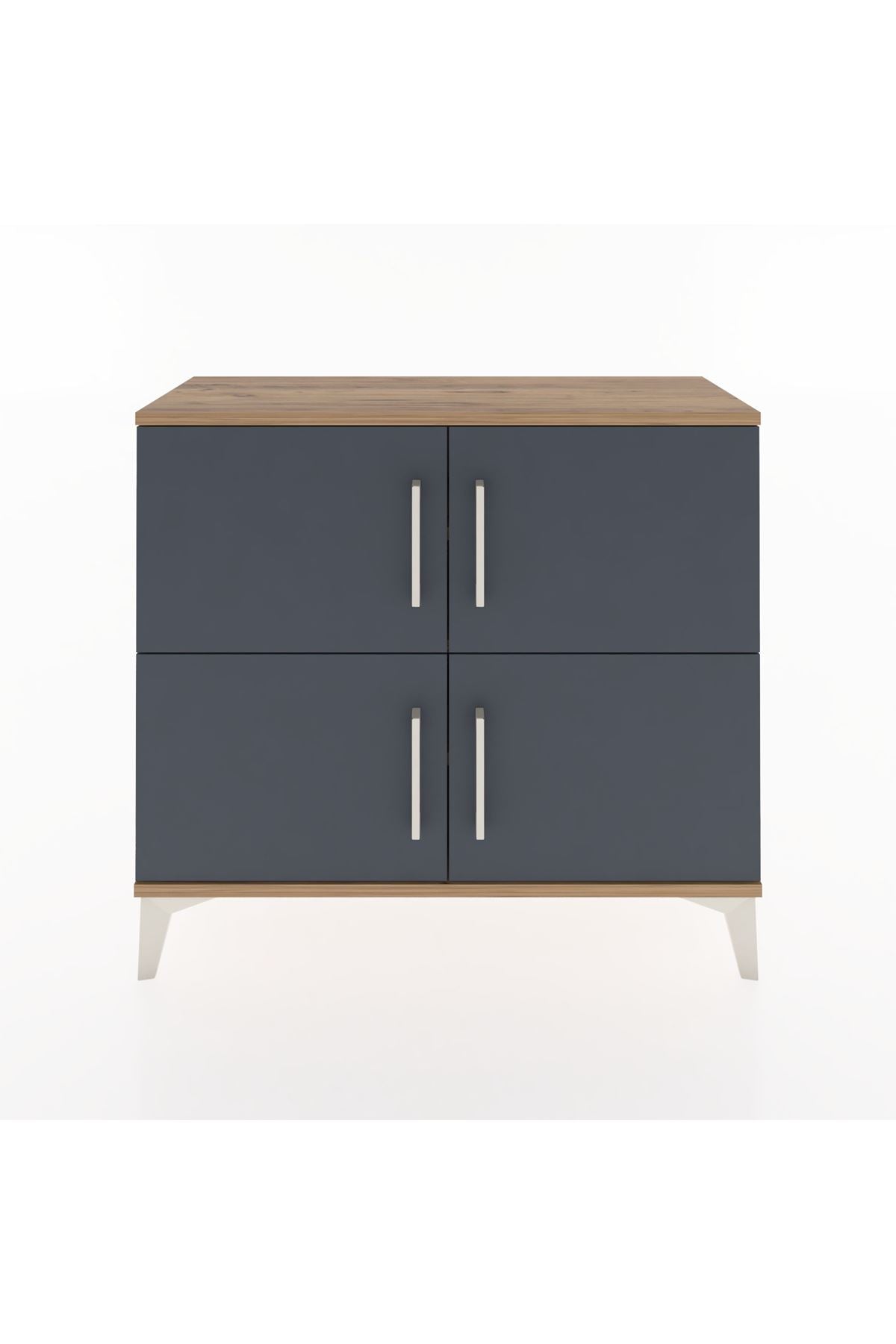Arges Şifonyer 3 Raflı 4 Kapaklı 88x30x80 - S03M026V8A