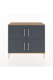Arges Şifonyer 3 Raflı 4 Kapaklı 88x30x80 - S03M026V8A