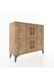 Arges Şifonyer 3 Raflı 4 Kapaklı 88x30x80 - S03M026V9A