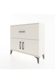 Arges Şifonyer Tek Raflı Tek Çekmeceli 2 Kapaklı 88x30x80 - S03M027V1A