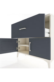 Arges Şifonyer Tek Raflı Tek Çekmeceli 2 Kapaklı 88x30x80 - S03M027V2A