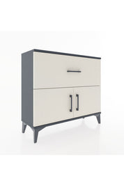 Arges Şifonyer Tek Raflı Tek Çekmeceli 2 Kapaklı 88x30x80 - S03M027V4A