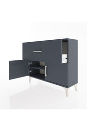 Arges Şifonyer Tek Raflı Tek Çekmeceli 2 Kapaklı 88x30x80 - S03M027V5A