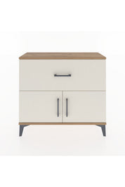 Arges Şifonyer Tek Raflı Tek Çekmeceli 2 Kapaklı 88x30x80 - S03M027V7A