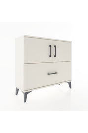 Arges Şifonyer 2 Raflı Tek Çekmeceli 2 Kapaklı 88x30x80 - S03M028V1A