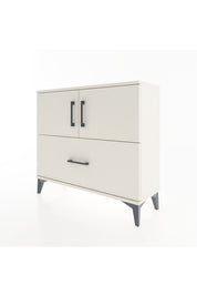 Arges Şifonyer 2 Raflı Tek Çekmeceli 2 Kapaklı 88x30x80 - S03M028V1A