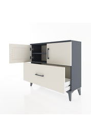 Arges Şifonyer 2 Raflı Tek Çekmeceli 2 Kapaklı 88x30x80 - S03M028V4A