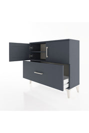 Arges Şifonyer 2 Raflı Tek Çekmeceli 2 Kapaklı 88x30x80 - S03M028V5A