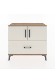 Arges Şifonyer 2 Raflı Tek Çekmeceli 2 Kapaklı 88x30x80 - S03M028V7A