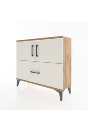 Arges Şifonyer 2 Raflı Tek Çekmeceli 2 Kapaklı 88x30x80 - S03M028V7A
