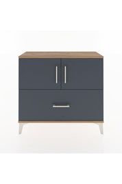 Arges Şifonyer 2 Raflı Tek Çekmeceli 2 Kapaklı 88x30x80 - S03M028V8A