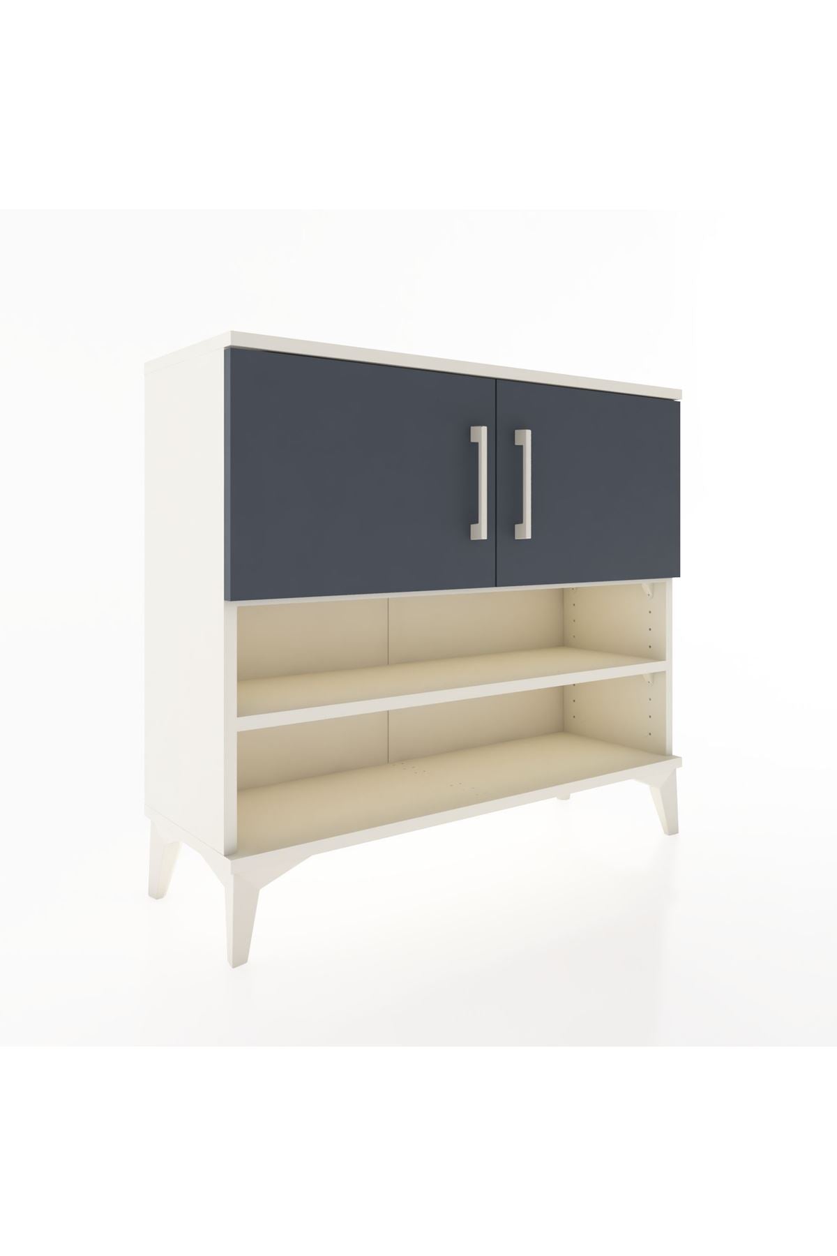 Arges Şifonyer 3 Raflı 2 Kapaklı 88x30x80 - S03M029V2A
