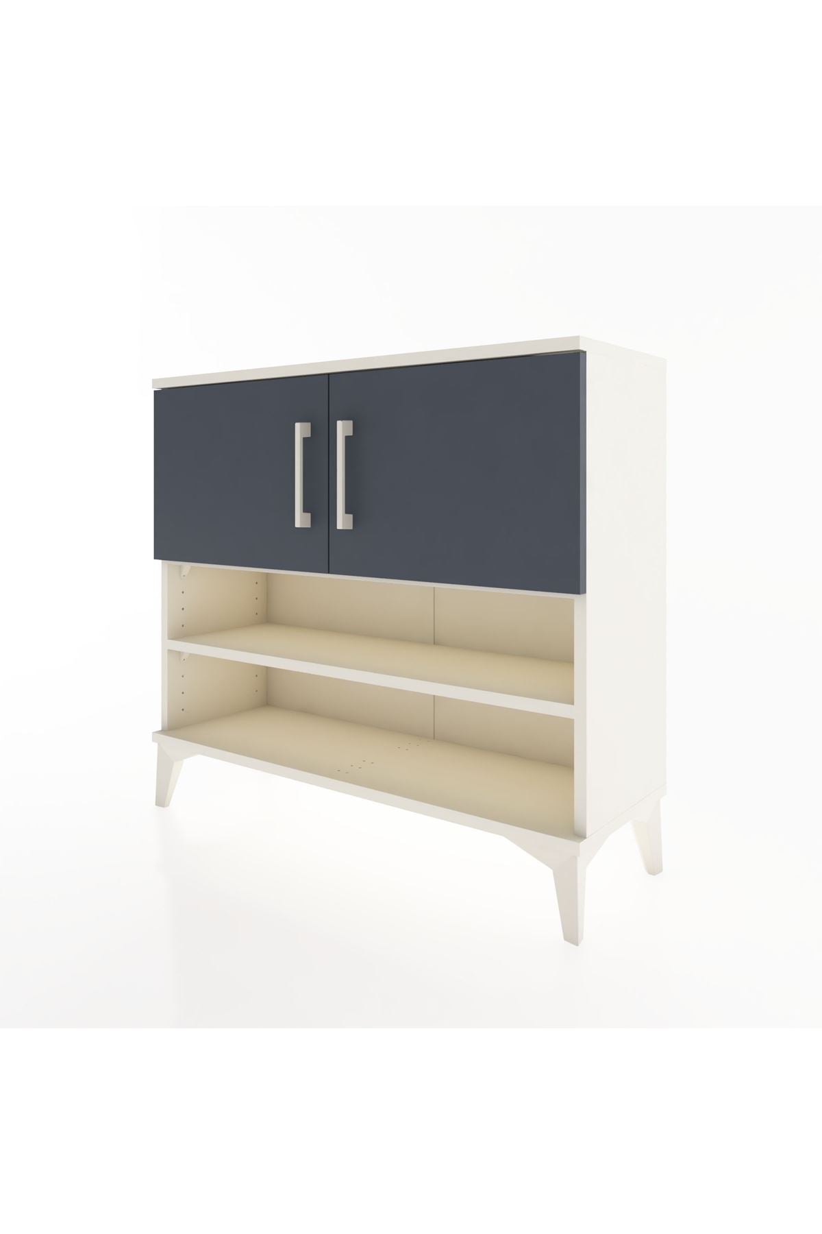 Arges Şifonyer 3 Raflı 2 Kapaklı 88x30x80 - S03M029V2A