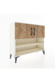 Arges Şifonyer 3 Raflı 2 Kapaklı 88x30x80 - S03M029V3A