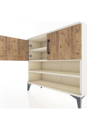 Arges Şifonyer 3 Raflı 2 Kapaklı 88x30x80 - S03M029V3A
