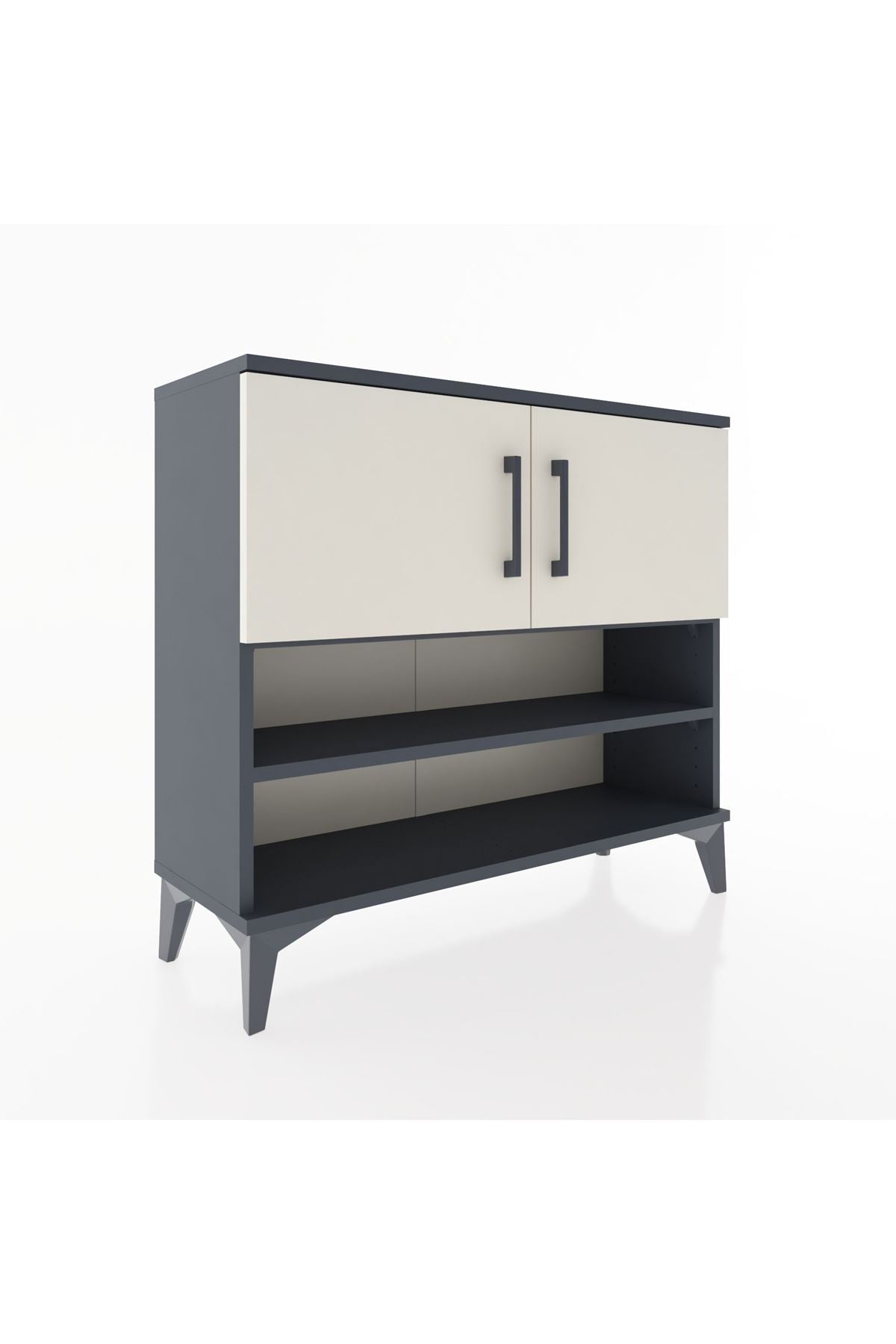 Arges Şifonyer 3 Raflı 2 Kapaklı 88x30x80 - S03M029V4A