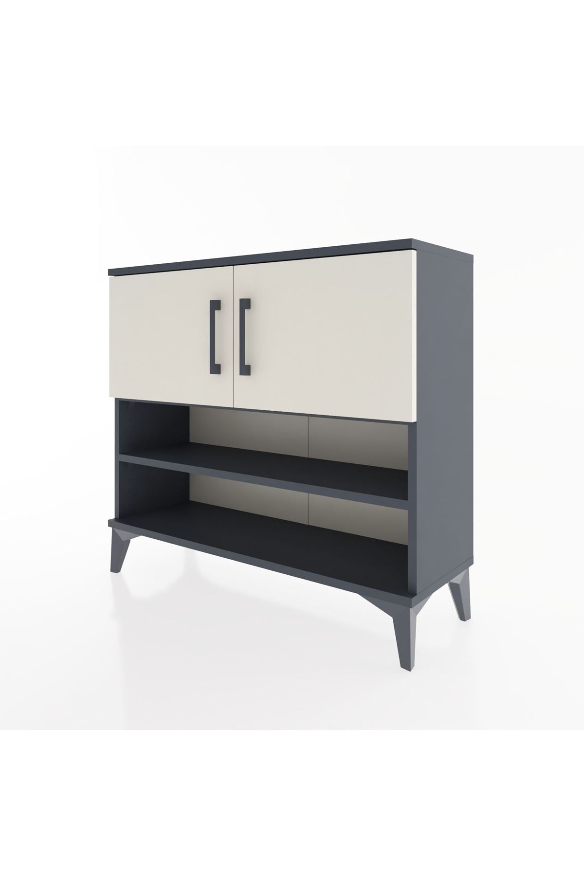 Arges Şifonyer 3 Raflı 2 Kapaklı 88x30x80 - S03M029V4A
