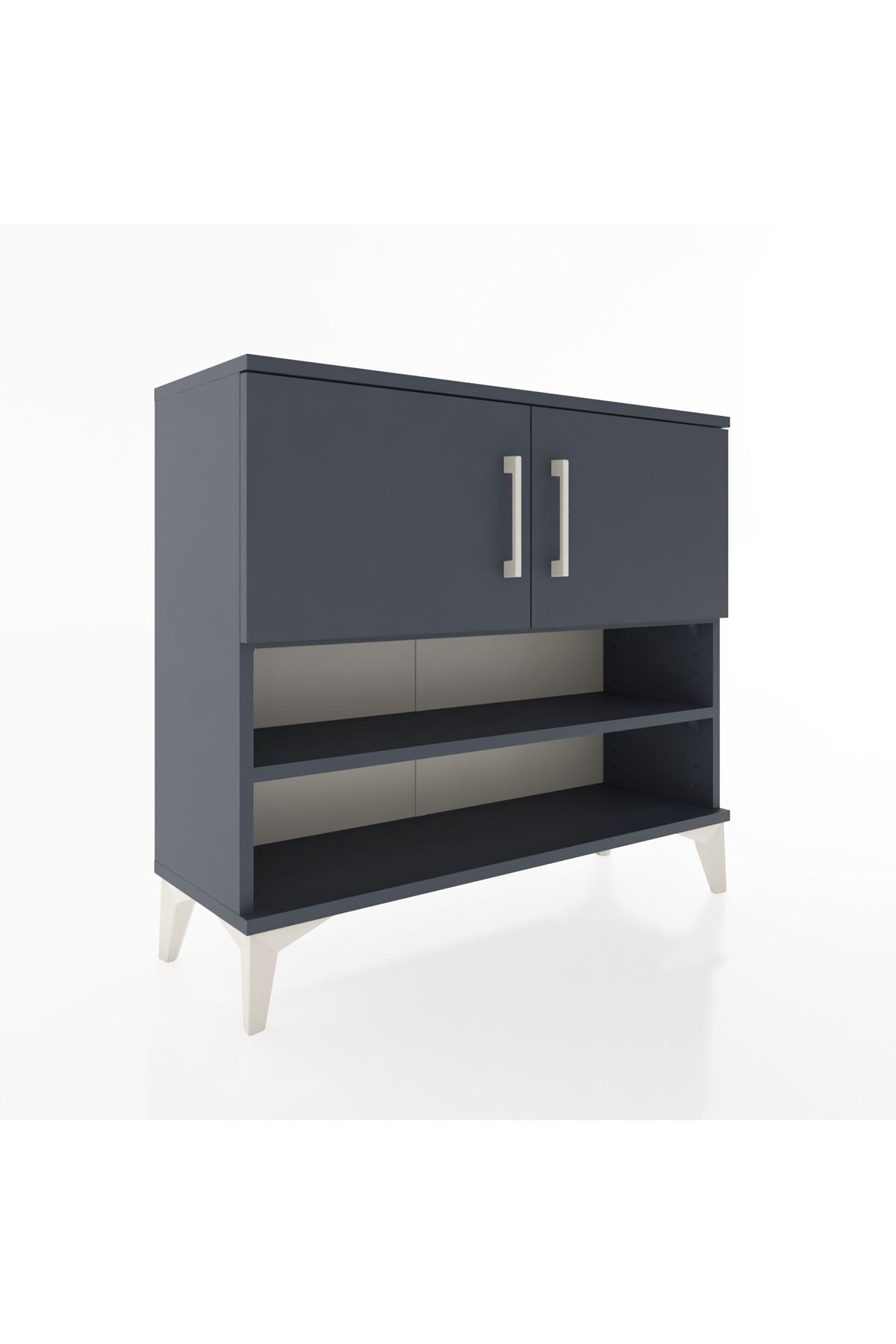 Arges Şifonyer 3 Raflı 2 Kapaklı 88x30x80 - S03M029V5A