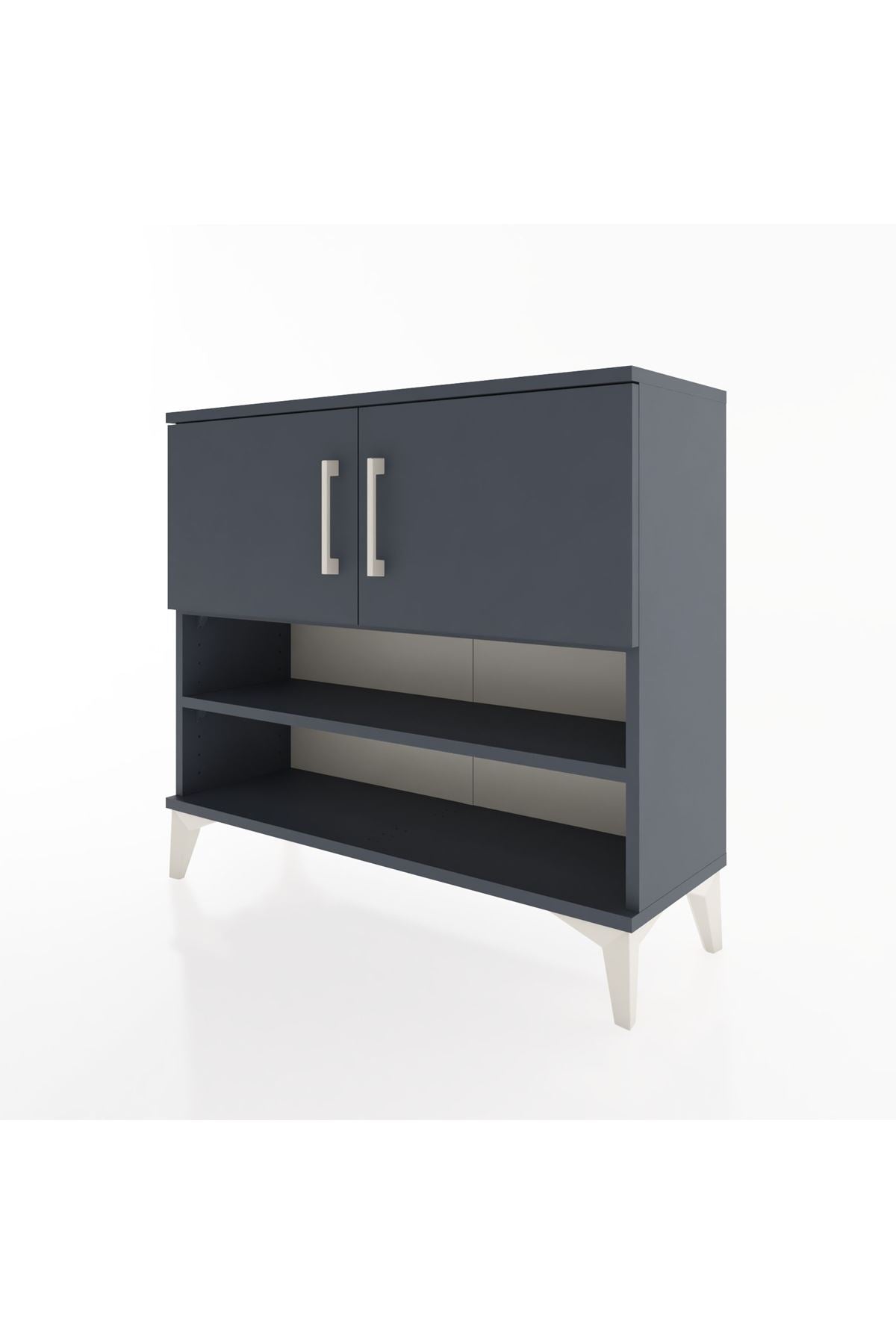 Arges Şifonyer 3 Raflı 2 Kapaklı 88x30x80 - S03M029V5A