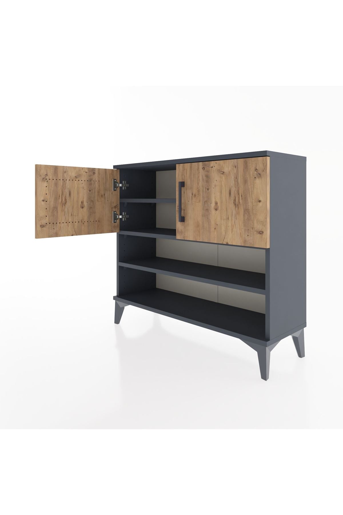 Arges Şifonyer 3 Raflı 2 Kapaklı 88x30x80 - S03M029V6A