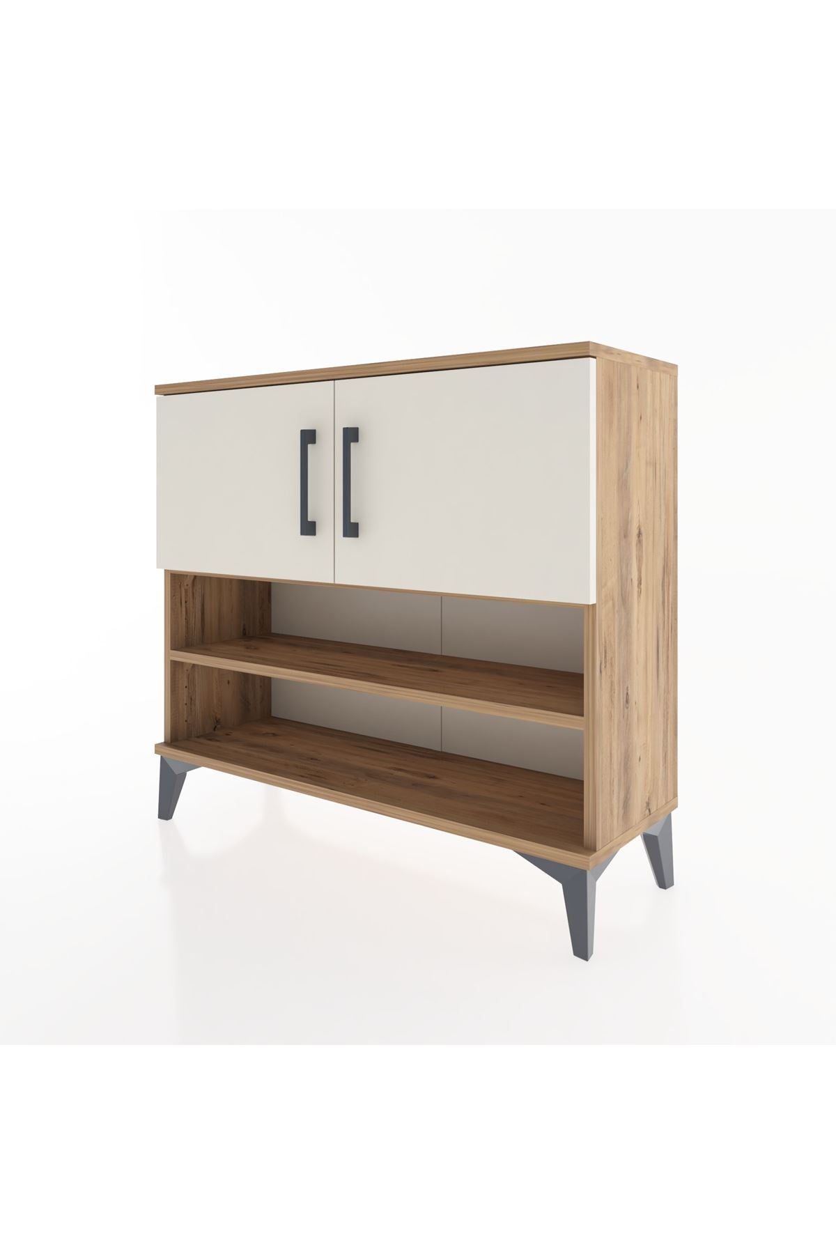 Arges Şifonyer 3 Raflı 2 Kapaklı 88x30x80 - S03M029V7A