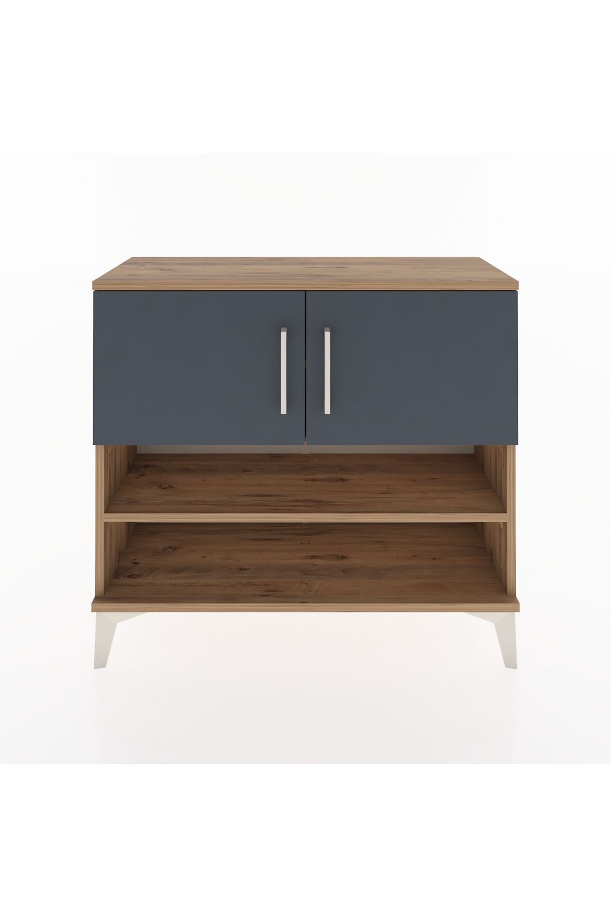 Arges Şifonyer 3 Raflı 2 Kapaklı 88x30x80 - S03M029V8A