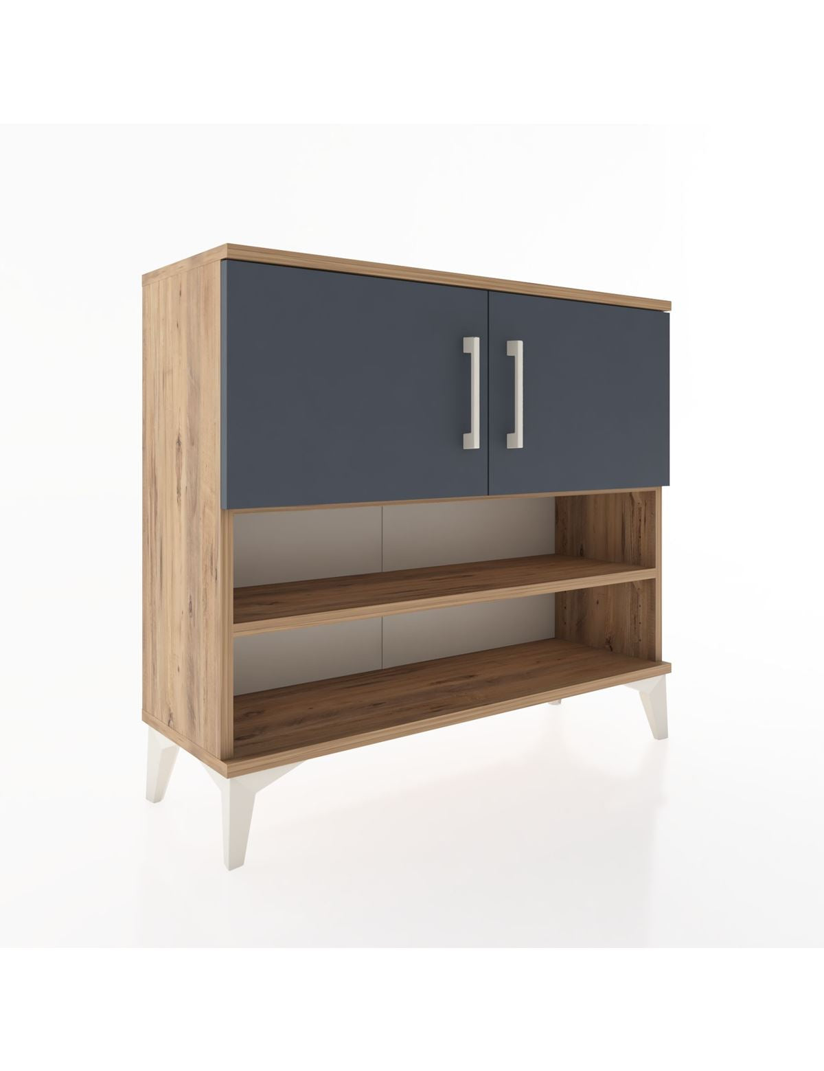 Arges Şifonyer 3 Raflı 2 Kapaklı 88x30x80 - S03M029V8A