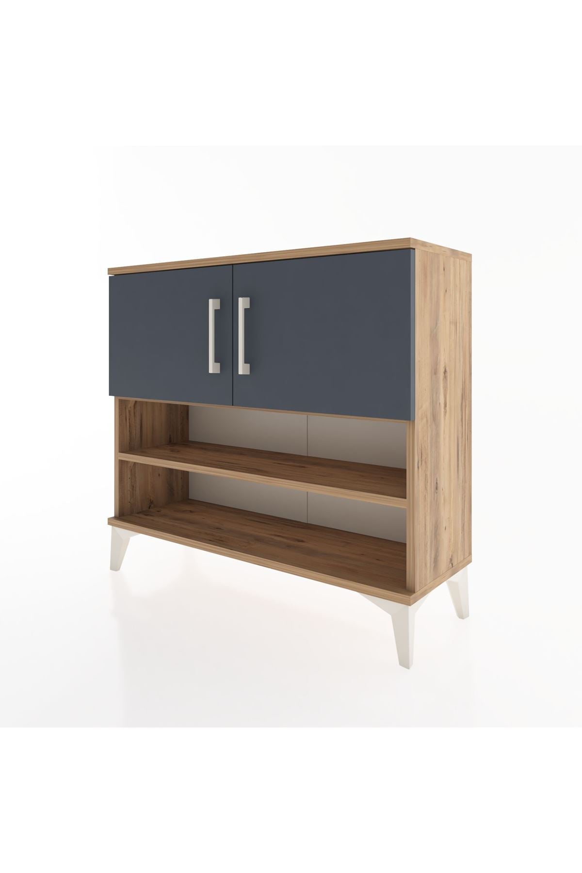 Arges Şifonyer 3 Raflı 2 Kapaklı 88x30x80 - S03M029V8A