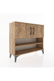 Arges Şifonyer 3 Raflı 2 Kapaklı 88x30x80 - S03M029V9A