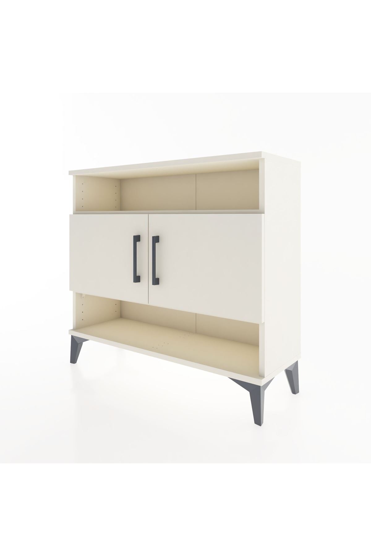 Arges Şifonyer 3 Raflı 2 Kapaklı 88x30x80 - S03M030V1A