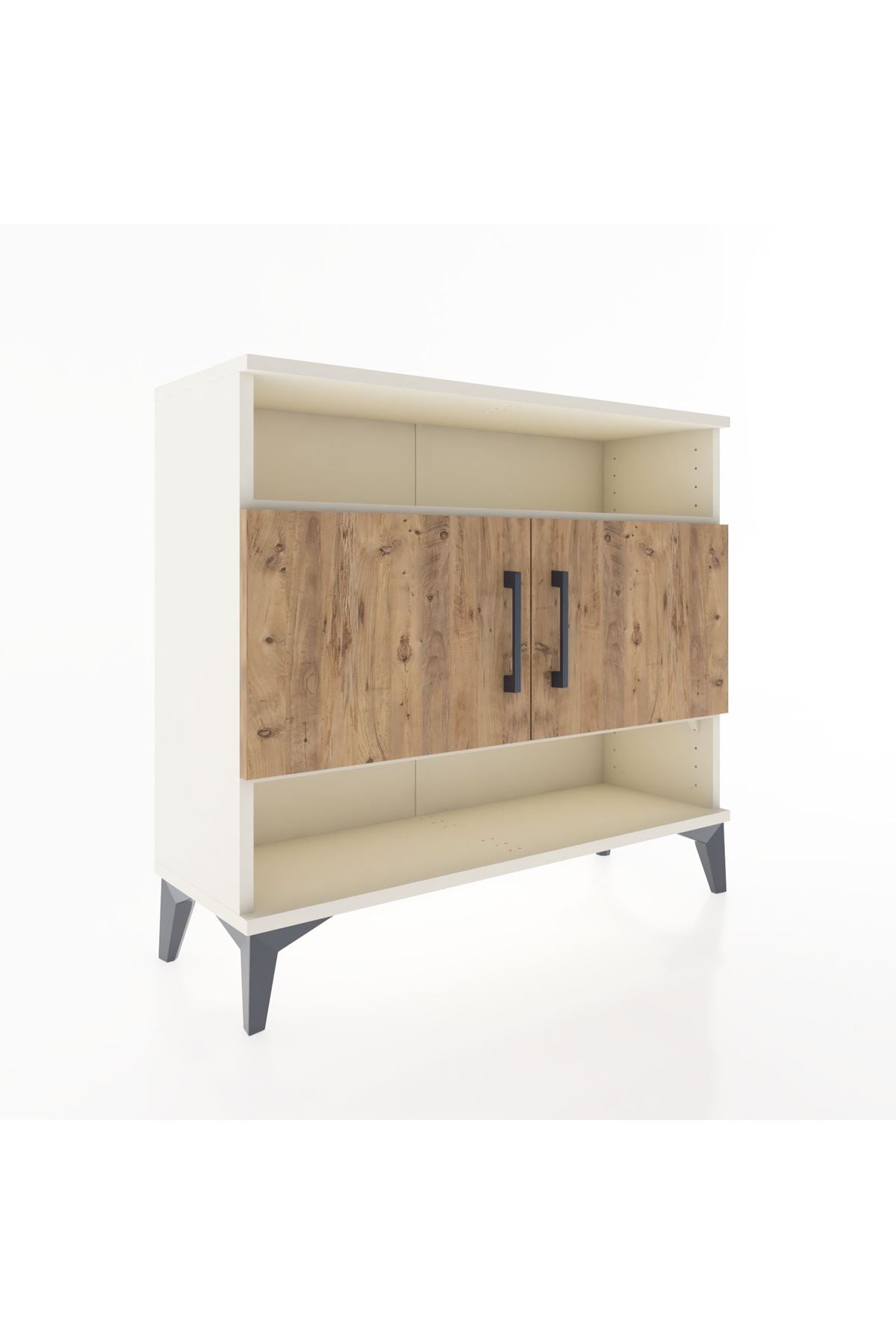 Arges Şifonyer 3 Raflı 2 Kapaklı 88x30x80 - S03M030V3A