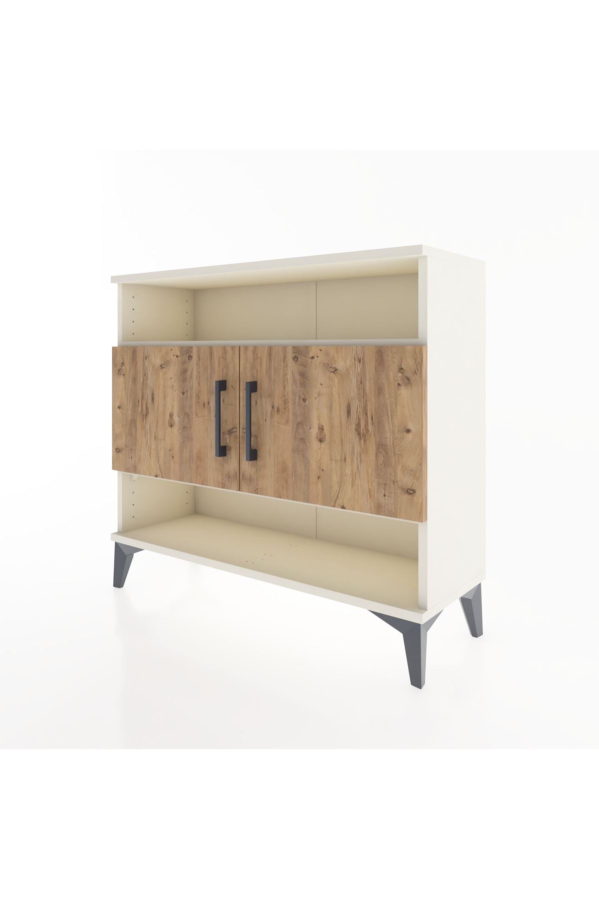 Arges Şifonyer 3 Raflı 2 Kapaklı 88x30x80 - S03M030V3A