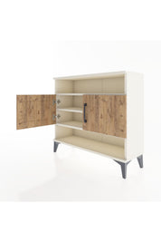 Arges Şifonyer 3 Raflı 2 Kapaklı 88x30x80 - S03M030V3A