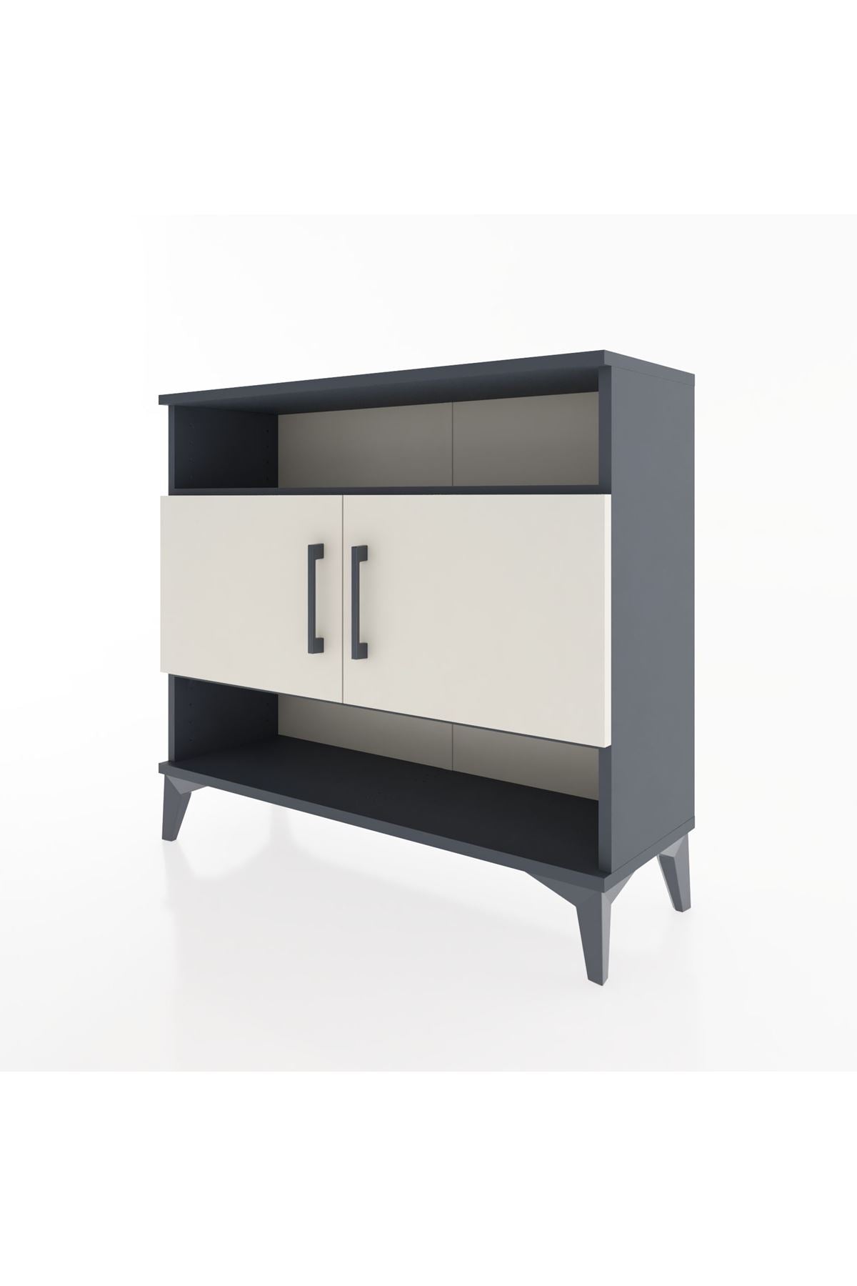 Arges Şifonyer 3 Raflı 2 Kapaklı 88x30x80 - S03M030V4A