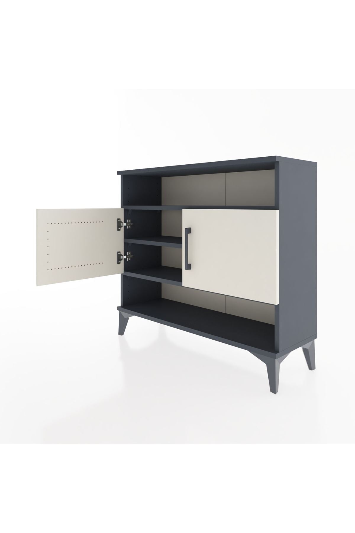 Arges Şifonyer 3 Raflı 2 Kapaklı 88x30x80 - S03M030V4A