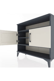 Arges Şifonyer 3 Raflı 2 Kapaklı 88x30x80 - S03M030V4A