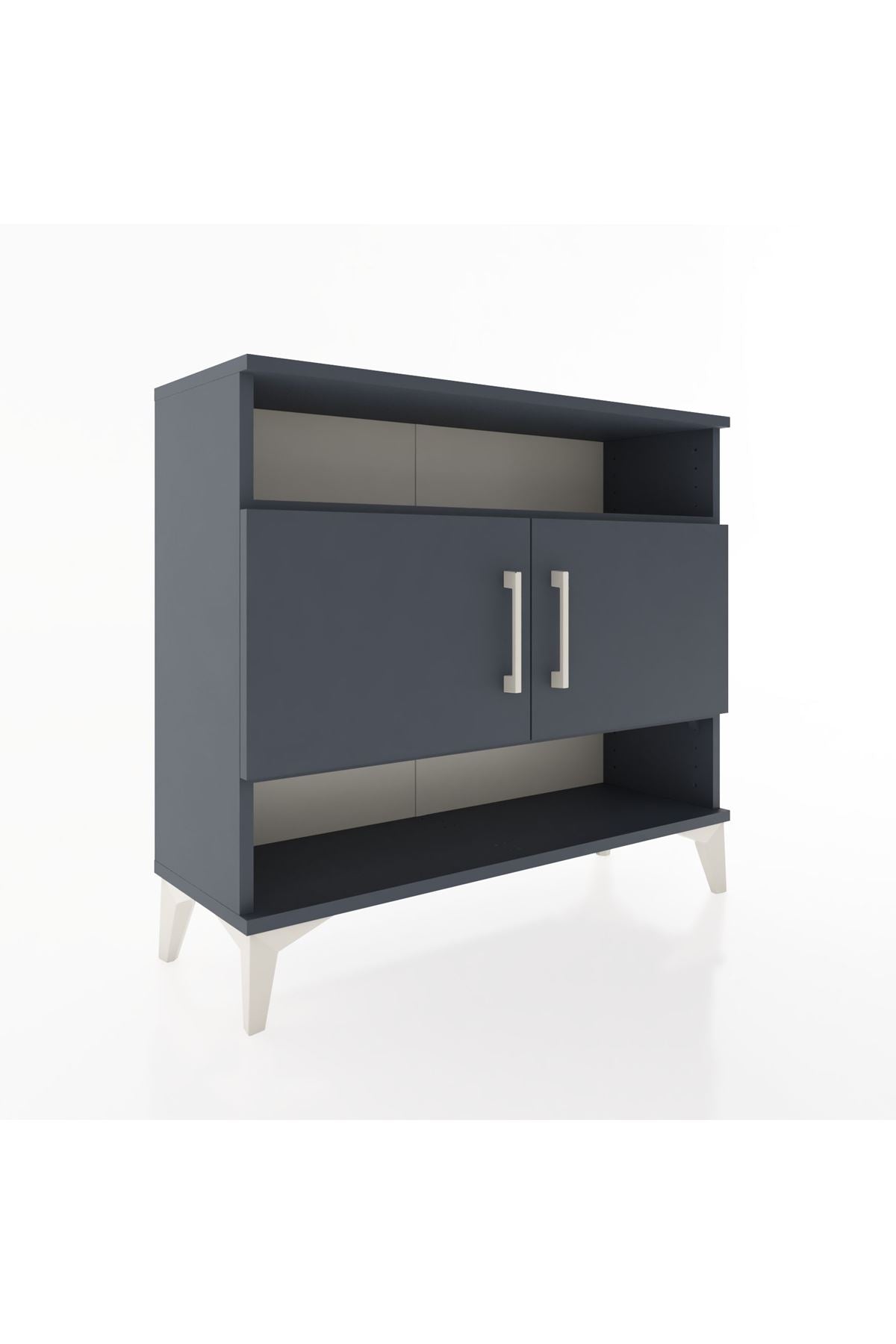 Arges Şifonyer 3 Raflı 2 Kapaklı 88x30x80 - S03M030V5A