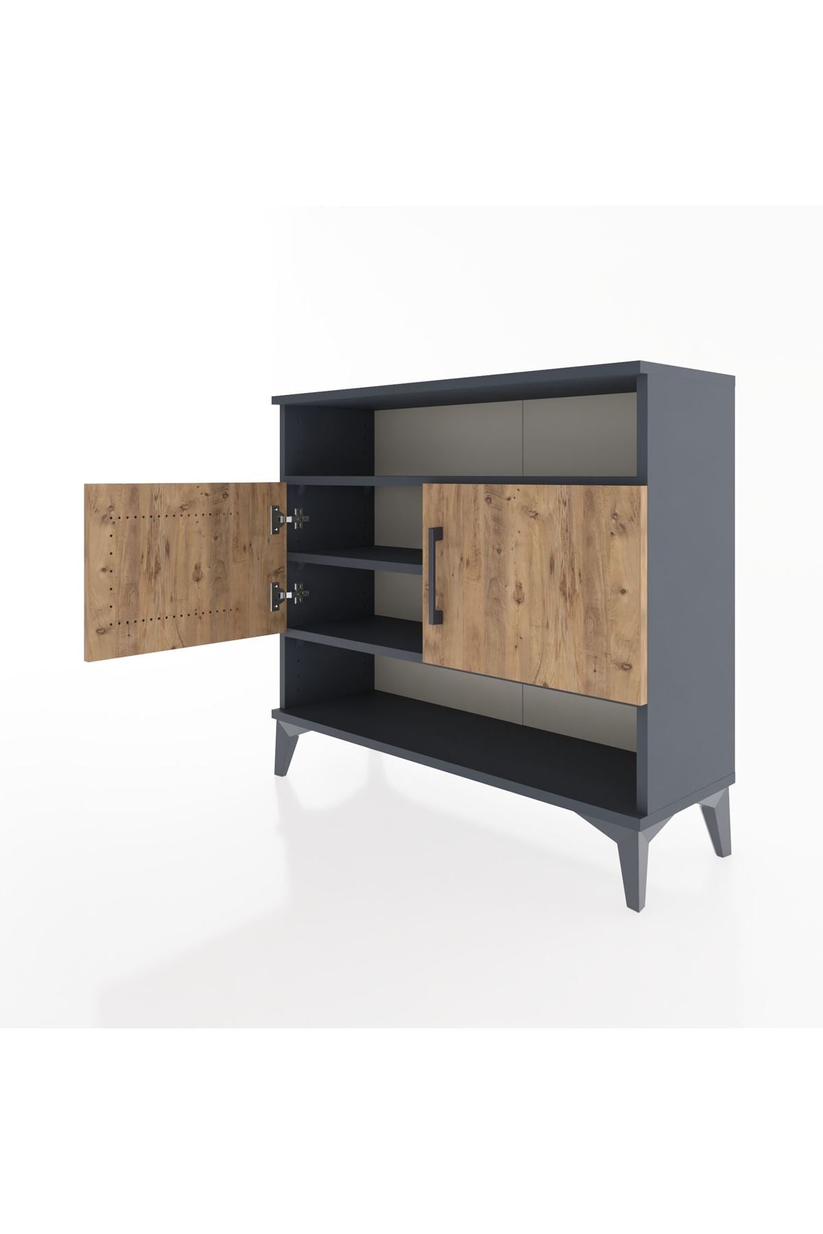 Arges Şifonyer 3 Raflı 2 Kapaklı 88x30x80 - S03M030V6A
