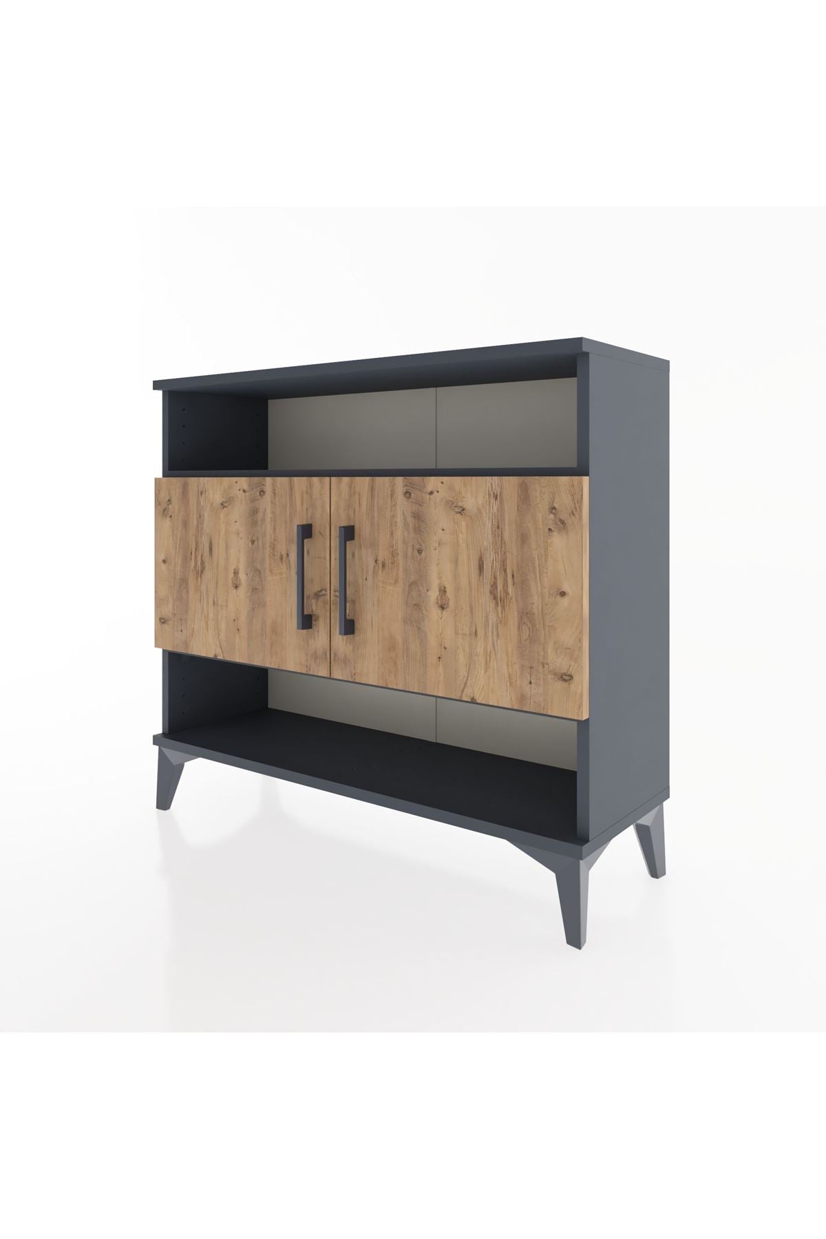 Arges Şifonyer 3 Raflı 2 Kapaklı 88x30x80 - S03M030V6A
