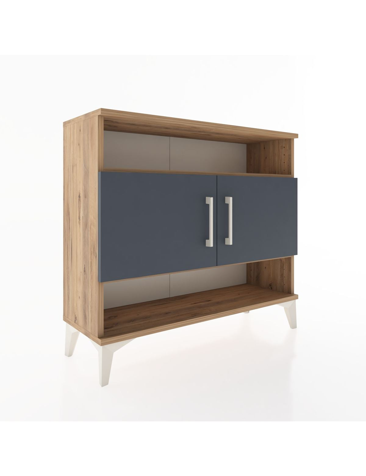 Arges Şifonyer 3 Raflı 2 Kapaklı 88x30x80 - S03M030V8A