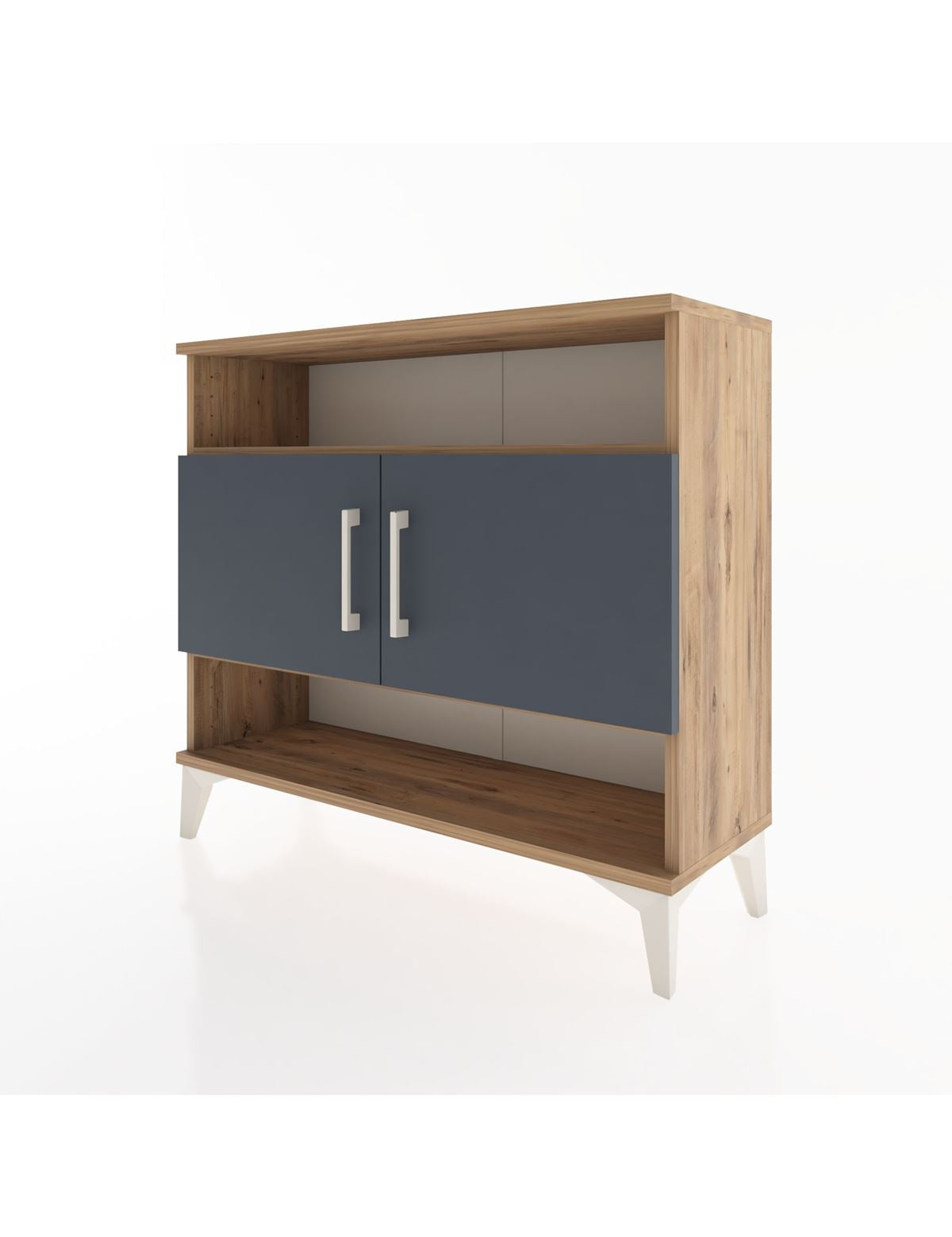 Arges Şifonyer 3 Raflı 2 Kapaklı 88x30x80 - S03M030V8A