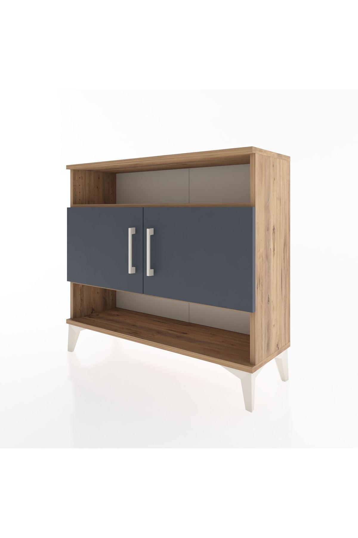 Arges Şifonyer 3 Raflı 2 Kapaklı 88x30x80 - S03M030V8A