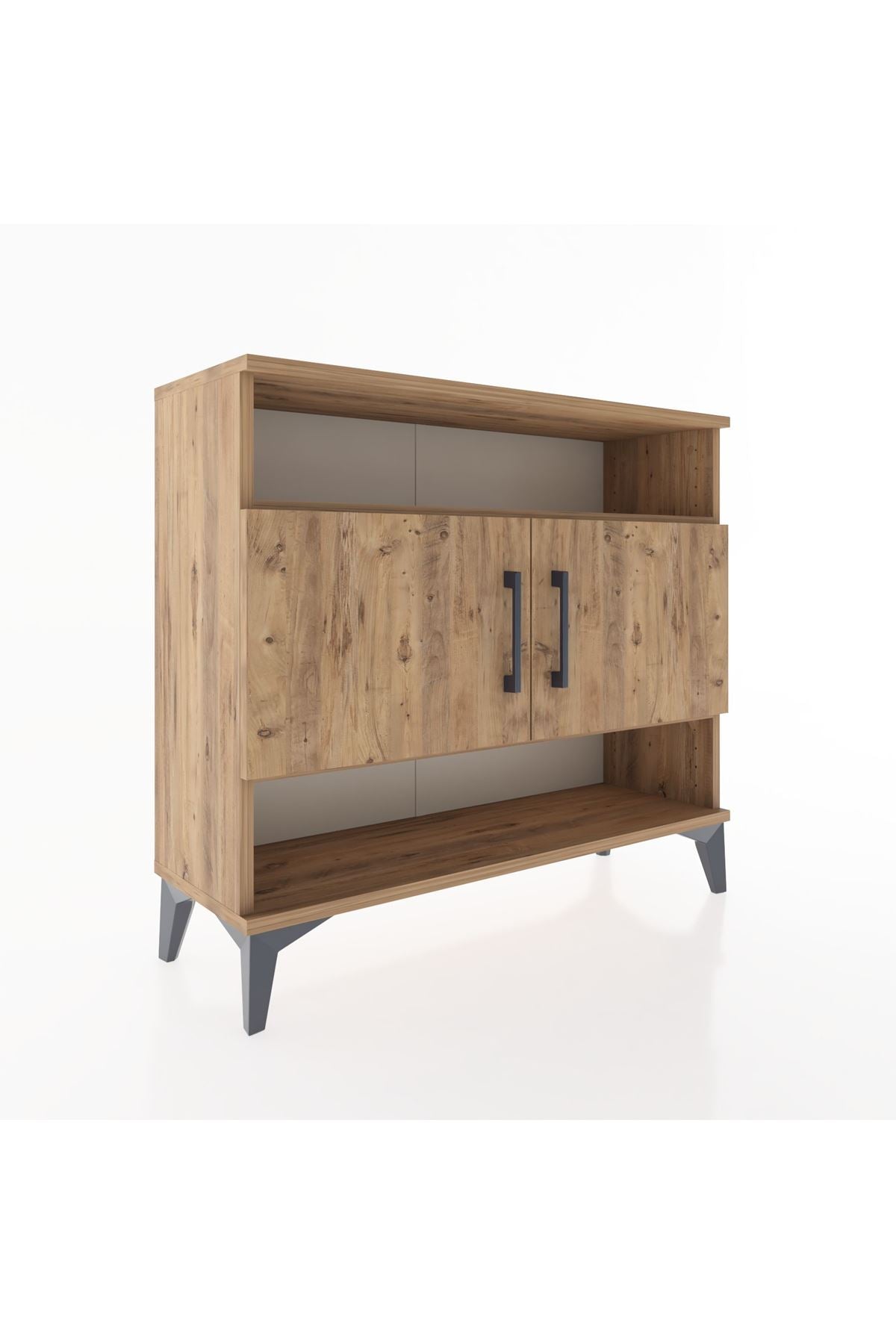 Arges Şifonyer 3 Raflı 2 Kapaklı 88x30x80 - S03M030V9A