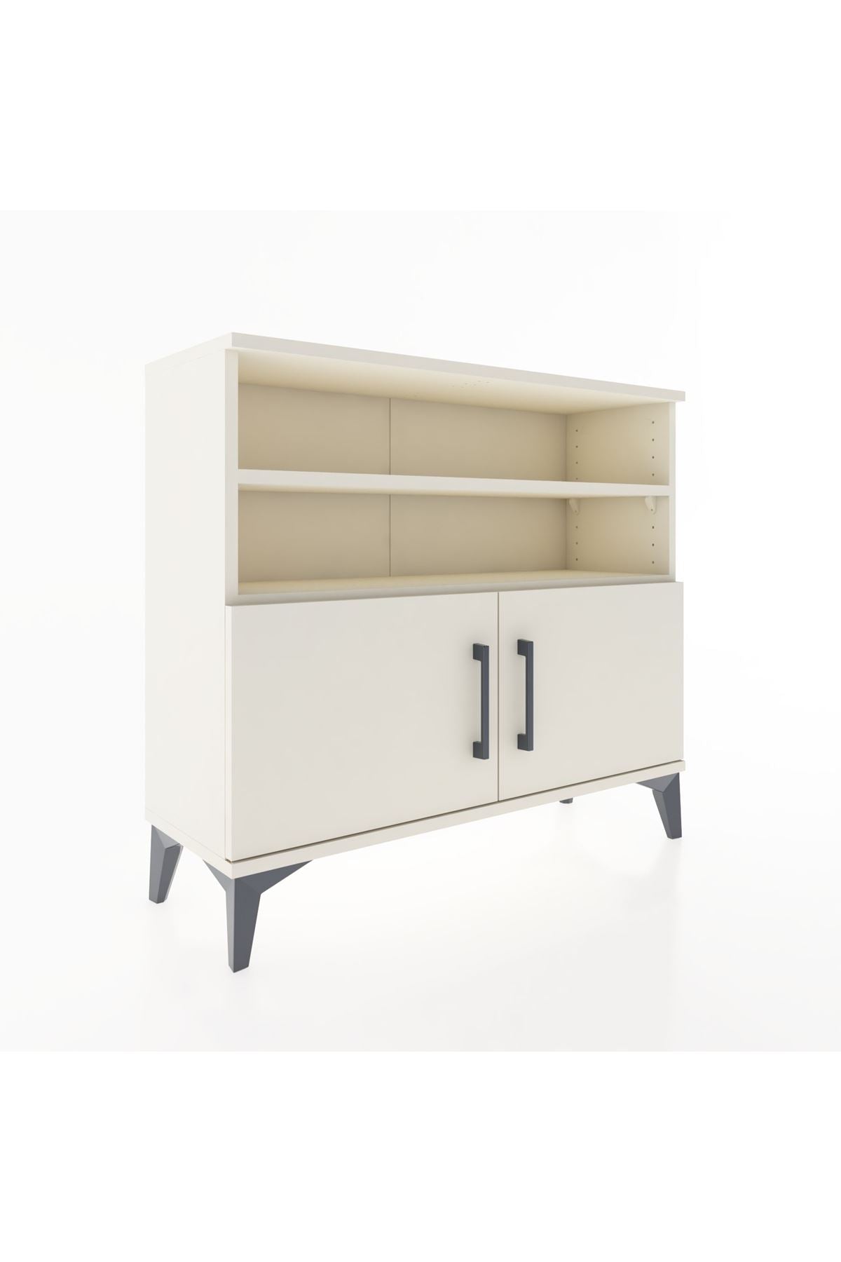 Arges Şifonyer 3 Raflı 2 Kapaklı 88x30x80 - S03M031V1A